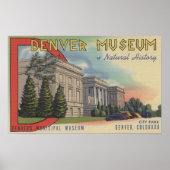Poster Vue du musée d'histoire naturelle de Denver (Devant)