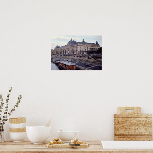 Poster Vue du musée d'Orsay du nord-ouest (Cuisine)