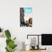 Poster Vue du Nord depuis la première avenue (Bureau à domicile)