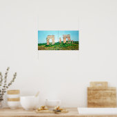 Poster Vue du parc aquatique (Cuisine)