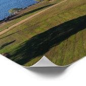 Poster Vue du parc côtier Wellington Point Queensland (Coin)