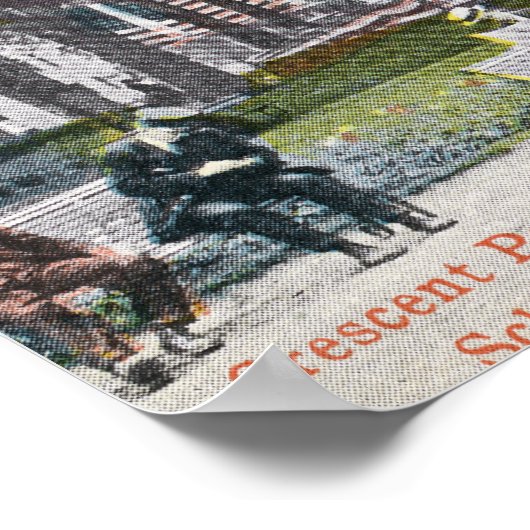 Poster Vue du parc Crescent (Coin)