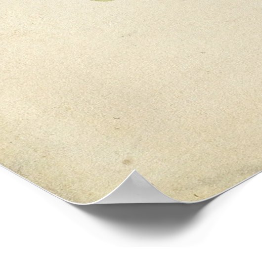 Poster Vue du parc Pierre-Auguste Renoir Archival (Coin)