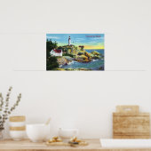 Poster Vue du phare de Point Atkinson 2 (Cuisine)