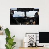 Poster Vue du pilote (Bureau à domicile)