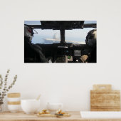 Poster Vue du pilote (Cuisine)