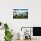 Poster Vue du pont de Queen City (Bureau à domicile)