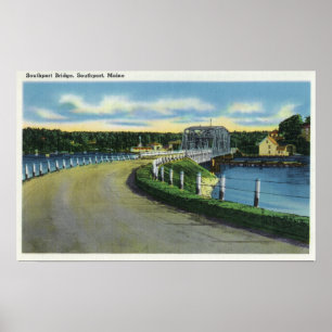 Poster Vue du pont de Southport