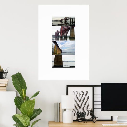 Poster Vue du pont du Forth Rail (Bureau à domicile)