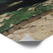 Poster Vue du pont du Gard, 1859 (Coin)