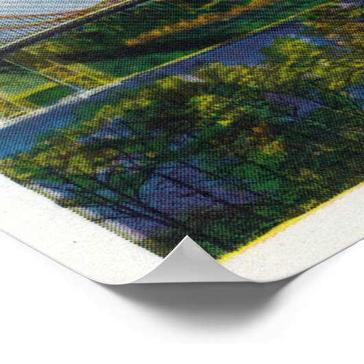 Poster Vue du pont George Washington (Coin)