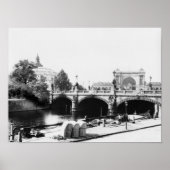 Poster Vue du pont Moltke (Devant)