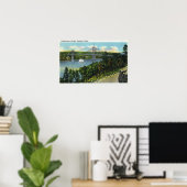 Poster Vue du pont Waldo-Hancock (Bureau à domicile)