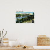 Poster Vue du pont Waldo-Hancock (Cuisine)