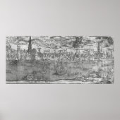 Poster Vue du port d'Anvers (Devant)