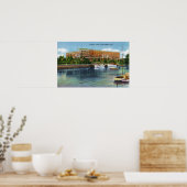 Poster Vue du port de York de la Maison Marshall (Cuisine)