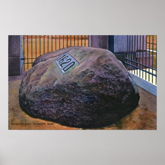 Poster Vue du Real Plymouth Rock (Devant)