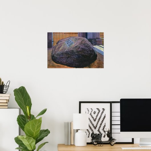 Poster Vue du Real Plymouth Rock (Bureau à domicile)