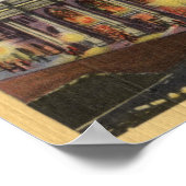 Poster Vue du soir du Ferry Building (Coin)