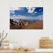 Poster Vue du sommet de Pikes Peak (Cuisine)
