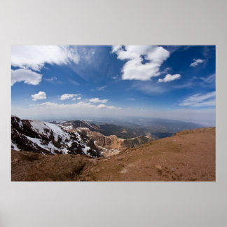 Poster Vue du sommet de Pikes Peak
