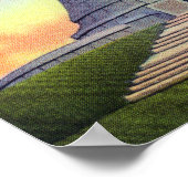 Poster Vue du sommet du mémorial de guerre d'État (Coin)