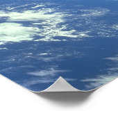 Poster Vue du télescope spatial Hubble de Discovery (Coin)