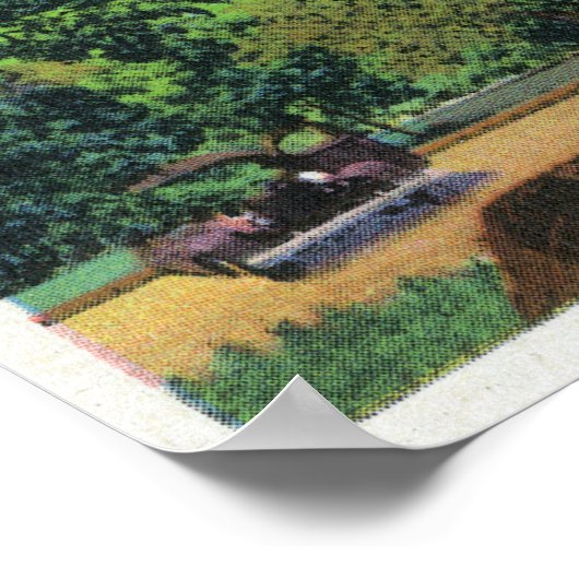 Poster Vue du temple de Sinawava (Coin)