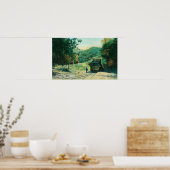 Poster Vue du train entrant du tunnel à Alum Rock (Cuisine)