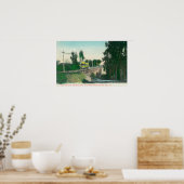 Poster Vue du trèfle sur le chemin de fer interurbain (Cuisine)