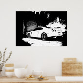 Poster Vue du trimestre arrière Skyline (Cuisine)