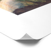 Poster Vue du village de Frédéric Bazille (Coin)