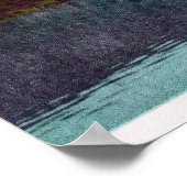 Poster Vue du Whisper à vapeur sur le lac (Coin)