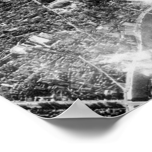 Poster Vue D'Un B-17 Sur Une Bombarde - Paris 2ÈME GUERRE (Coin)