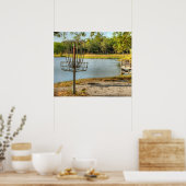 Poster Vue d'un golfeur de disque (Cuisine)