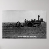 Poster Vue d'un grand souffle à vapeur (Devant)