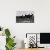 Poster Vue d'un grand souffle à vapeur (Bureau à domicile)