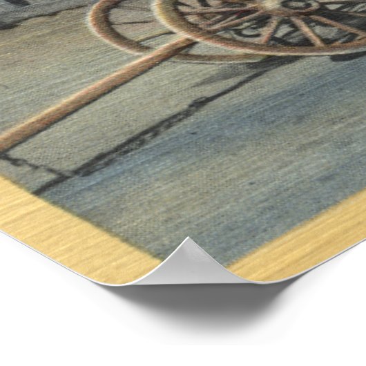 Poster Vue d'un moteur "Old Papeete" (Coin)