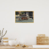 Poster Vue d'un moteur "Old Papeete" (Cuisine)