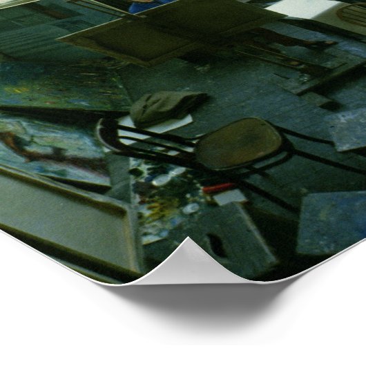 Poster Vue d'un studio, construit 1897-99 (Coin)