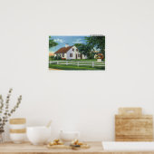 Poster Vue d'une ancienne maison de Cape Cod (Cuisine)