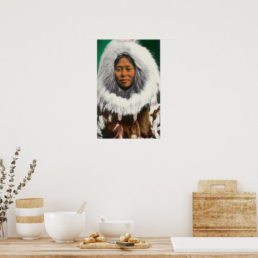 Poster Vue d'une beauté Eskimo (Cuisine)