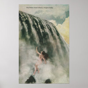 Poster Vue d'une femme dans les automnes