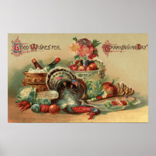 Poster Vue d'une fête