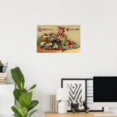 Poster Vue d'une fête (Bureau à domicile)