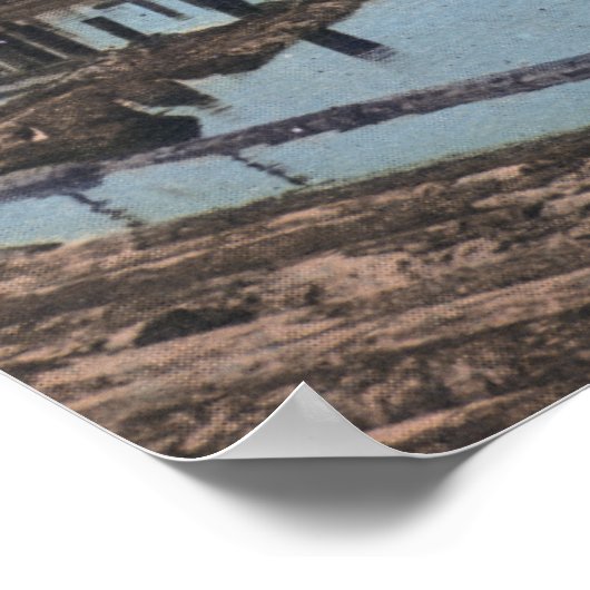 Poster Vue d'une fraise (Coin)