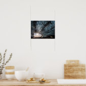 Poster Vue d'une grotte de glace, Islande (Cuisine)