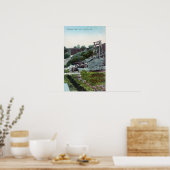 Poster Vue d'une mine de diamants Oroville, CA (Cuisine)