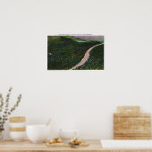 Poster Vue d'une pente raide sur Memorial Hwy (Cuisine)
