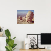 Poster Vue d'une tête colossale et d'un aigle (Bureau à domicile)